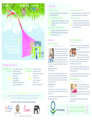 Life Walk Sponsor Pledge Form