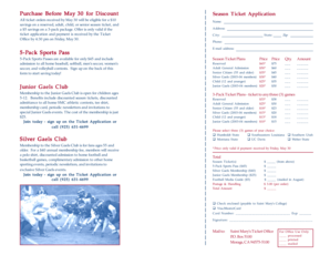 Diabetes brochure example - 2001 Ticket Brochure - Washington