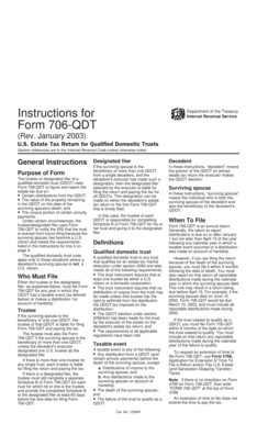 Form 706-QDT Instructions