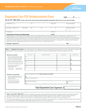 Dependent Care FSA Reimbursement Form
