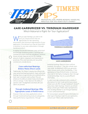 Bearing Material Selection Guide