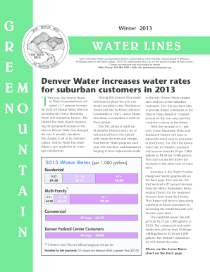 Green Mountain Water Direct Payment Authorization