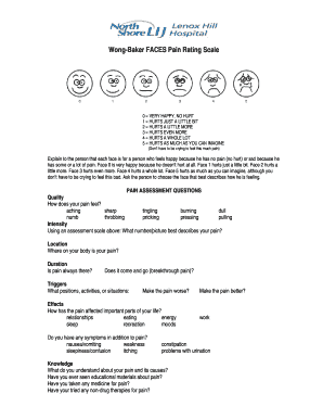 Wong-Baker FACES Pain Rating Scale