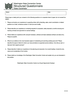 Acknowledgement receipt sample - HR Forms by MarComm - The Washington State Convention Center