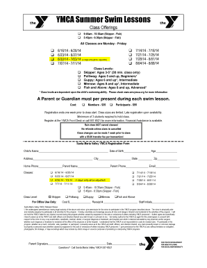 YMCA Summer Swim Lessons - smvymcaorg