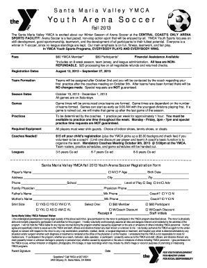 Fall 2013 - Santa Maria Vly YMCA - smvymca