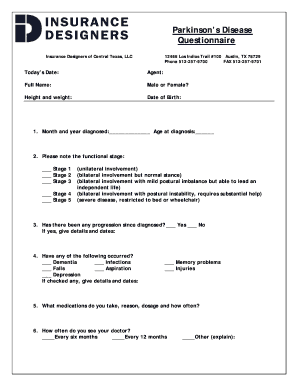 Parkinson's Disease Questionnaire