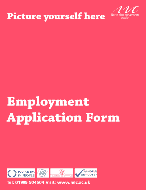 Employment Application Form