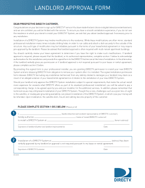 Landlord Approval Form