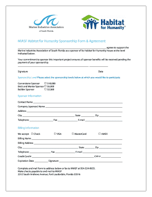 Narrative incident report sample - BMIASFb Habitat for Humanity Sponsorship Form amp Agreement