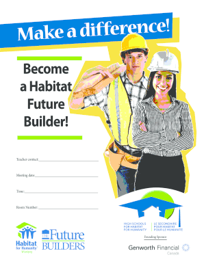 Habitat for Humanity High School Builder Form