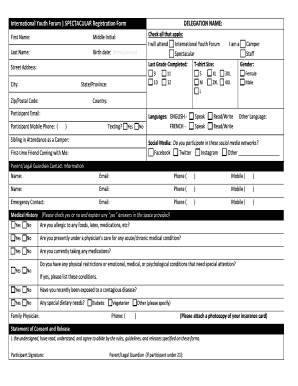 Spec registration form - Community of Christ - Canada