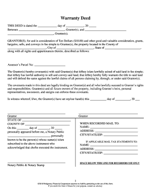 Warranty Deed