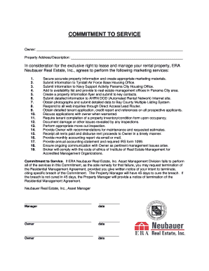 ERA Neubauer Real Estate Management Agreement