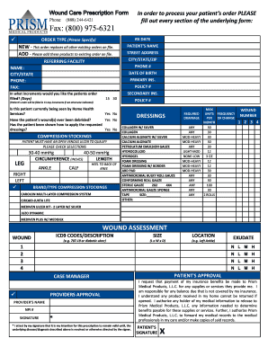 Patient Order Form