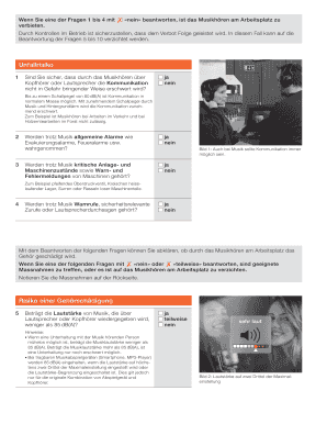 Checkliste Musikhören am Arbeitsplatz