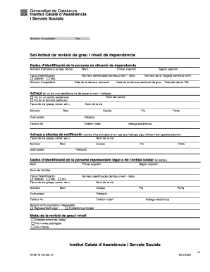 Catalonia Dependency Reassessment Application