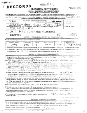 FEMA Elevation Certificate