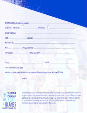Minor Sports Registration Form