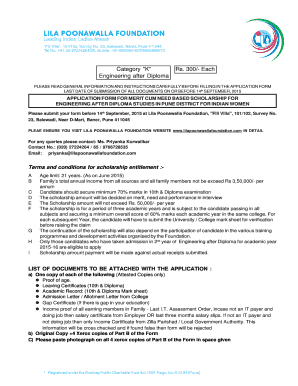 Electrical diploma marksheet - Pune Category K Engineering After Diploma - Lila Poonawalla ...