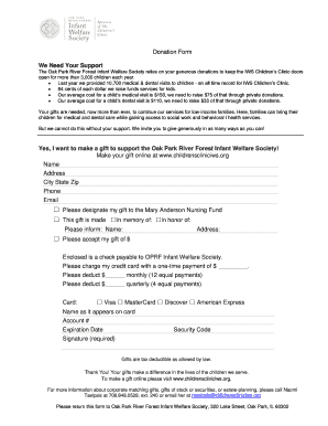 Donation Form