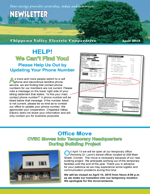 Chippewa Valley Electric Cooperative Newsletter
