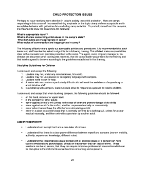 Child Protection Affidavit and Tennessee Reporting Guidelines