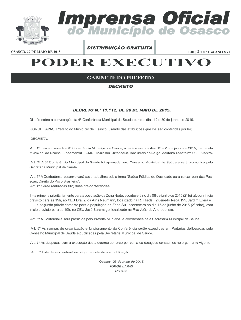 imprensa oficial de osasco Preview on Page 1