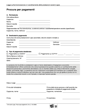 Legge sull’armonizzazione e il coordinamento delle prestazioni sociali (Laps)