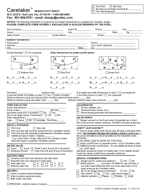 Caretaker DESIGN FACT SHEET - jandycom