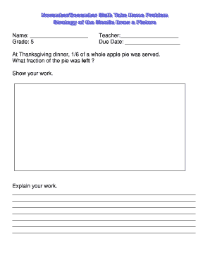 Grade 5 Math Homework Assignment
