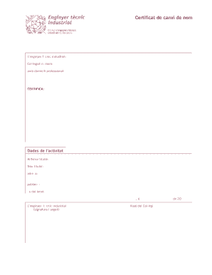 Name Change Certificate