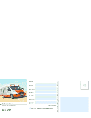 Campingfahrzeug-Versicherung