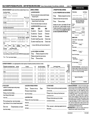 New Jersey State Health Benefits Program Application