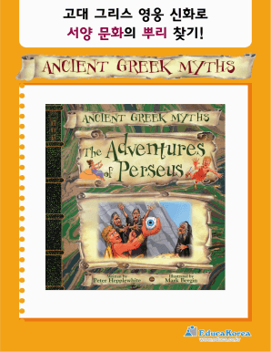 Ancient Greek Myths Worksheet