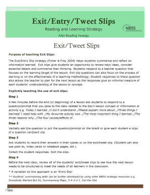 Exit/Entry Slip - Comprehension strategy handout copy 2.docx - nbss