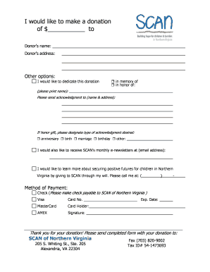 Donation Form