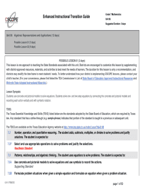 Sample of resolution letter to open bank account - Unit 06 Algebraic Representations and Applications (12 days) - bsisd esc18