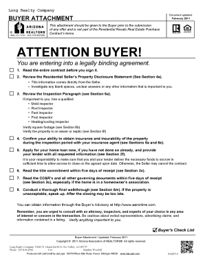 Arizona Residential Resale Real Estate Purchase Contract