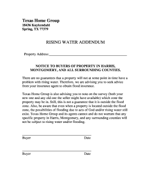 Rising Water Addendum