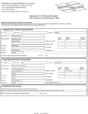 UK Planning Permission Application