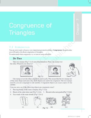 CONGRUENCE OF TRIANGLES - ncert nic