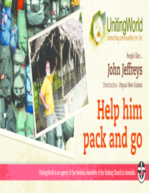 UnitingWorld Volunteer Support Form