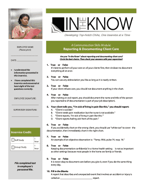 Communication Skills Module for CNAs