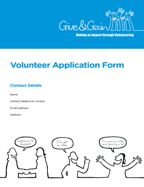 Volunteer Application Form
