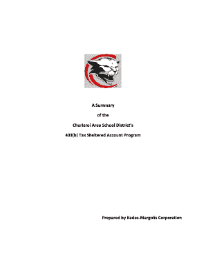 Charleroi School District 403(b) TSA Summary Plan Document