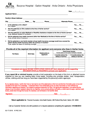 HCAP Assistance Program Application