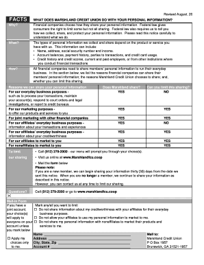 Marshland Credit Union Privacy Notice