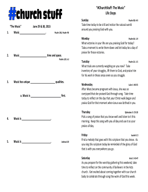 Church Music Devotional Guide
