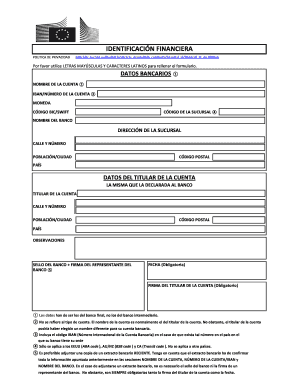 Identificación Financiera